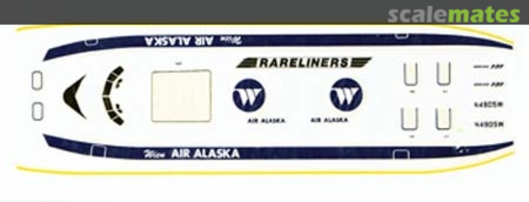 Boxart Boeing 737-200: Wien - Air Alaska RD-02 Rareliners