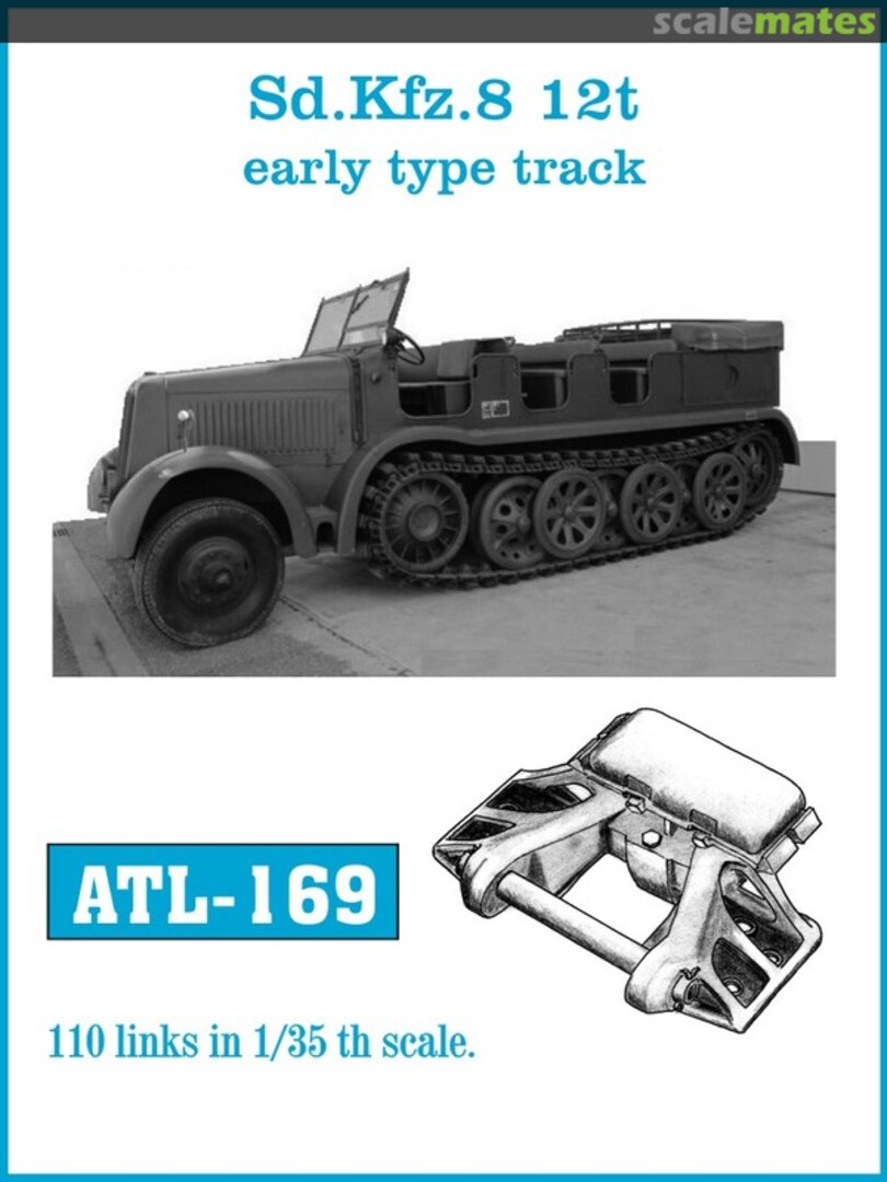 Boxart Sd.Kfz.8 12t Zgkrw.early type track ATL-169 Friulmodel Boxart Sd.Kfz.8 12t Zgkrw.early type track ATL-169 Friulmodel