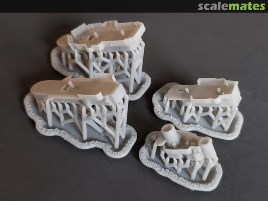 Boxart Cleveland Class Light Cruiser "Square Bridge" 700-CL55 square bridge Model Monkey Boxart Cleveland Class Light Cruiser "Square Bridge" 700-CL55 square bridge Model Monkey