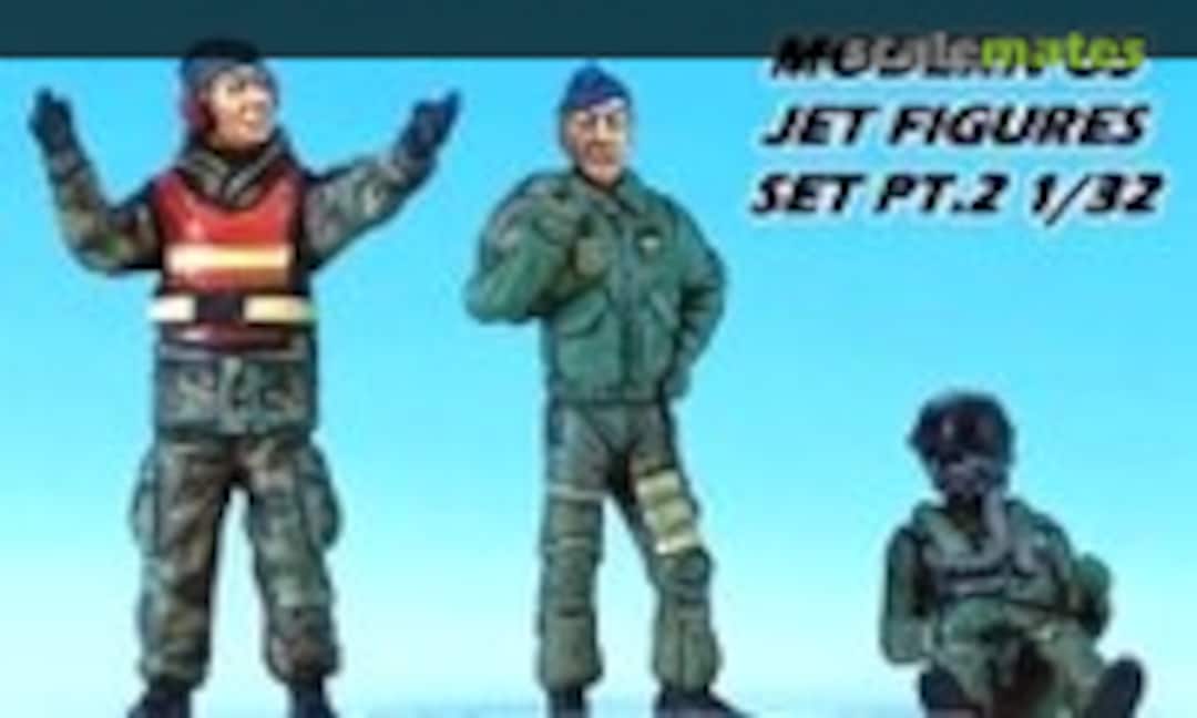 1:32 MODERN US JET AIRCRAFT FIGURES SET 2 (Academy 32002) 32002