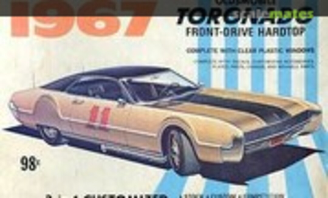 1:32 1967 Oldsmobile Toronado Front-Drive Hardtop (Palmer Plastics 6713)