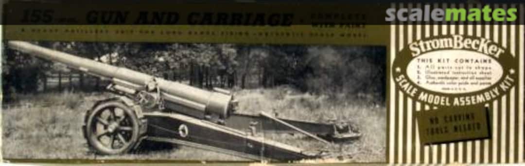 Boxart 155mm Gun and Carriage A71S Strombecker Boxart 155mm Gun and Carriage A71S Strombecker