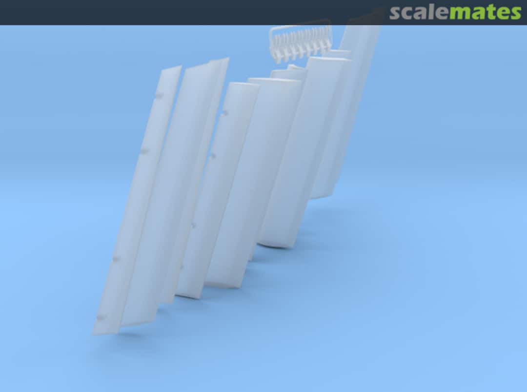 Boxart Boeing 747 Trailing Edge Flaps MG8XTGXAB Scale Model Parts Boxart Boeing 747 Trailing Edge Flaps MG8XTGXAB Scale Model Parts