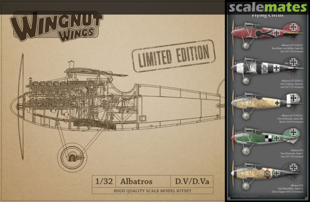 Boxart Albatros D.V 32905 Wingnut Wings Boxart Albatros D.V 32905 Wingnut Wings