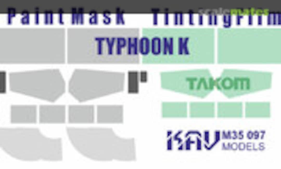 1:35 Paint mask & Tinting Film for Typhoon-K (KAV models KAV M35 097) KAV M35 097