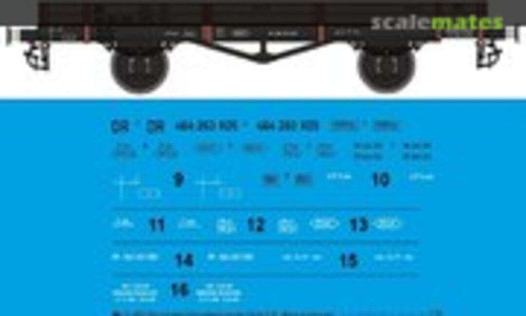 1:35 Reichsbahn Drehschemelwagen Erfurt X 05 (Peddinghaus-Decals 35 4062) 35 4062