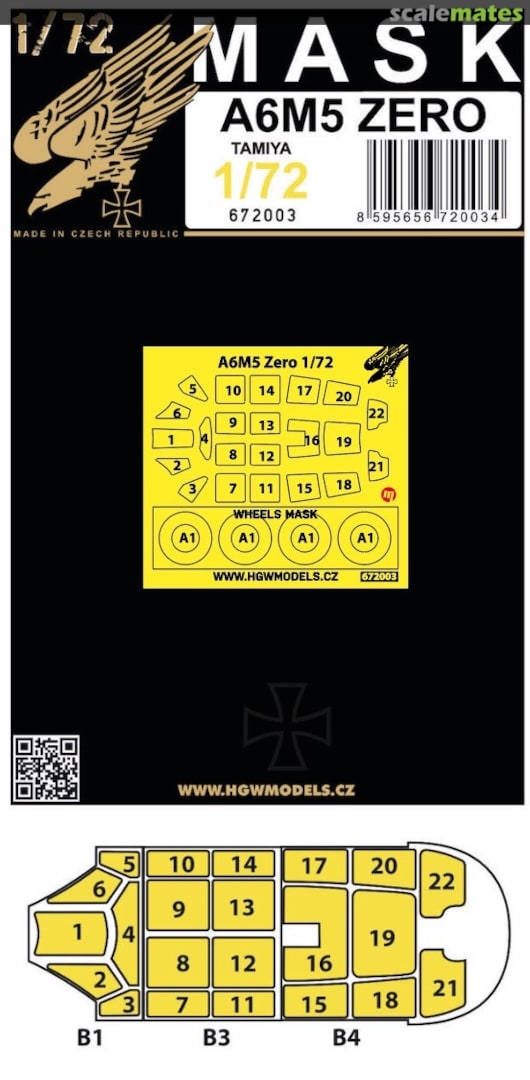 Boxart A6M5 Zero 672003 HGW Models Boxart A6M5 Zero 672003 HGW Models