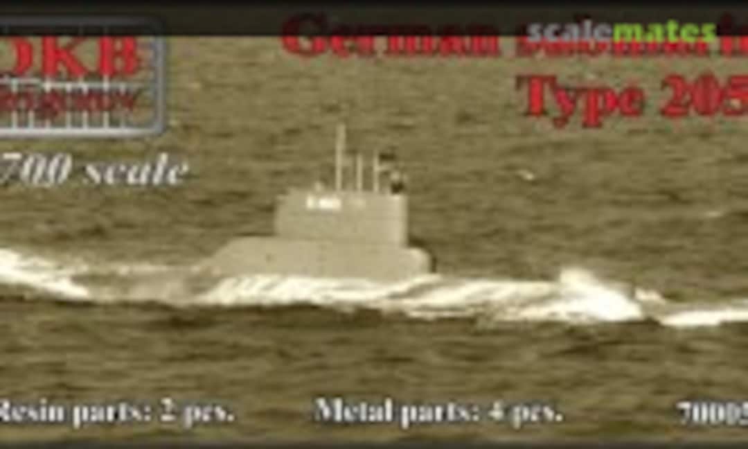 1:700 Type 205A submarine (OKB Grigorov 700054) 700054