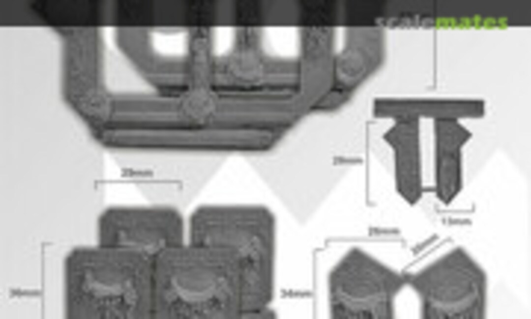 No Celtic Big Conversion set (10 pcs) (Scibor Monsterous Miniatures CPCE0208) CPCE0208