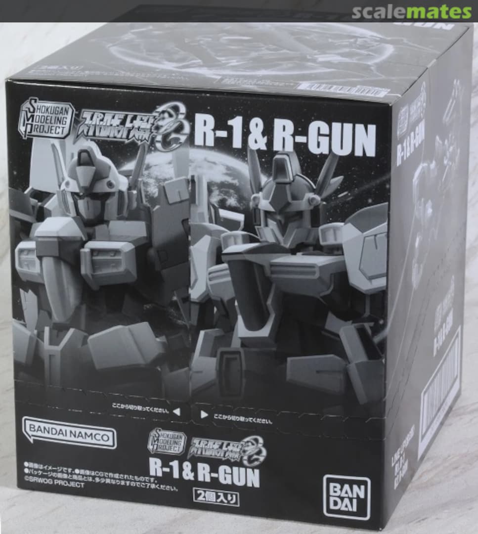 Boxart R-1 & R-GUN: 1Box (2pcs) 0258299 Bandai