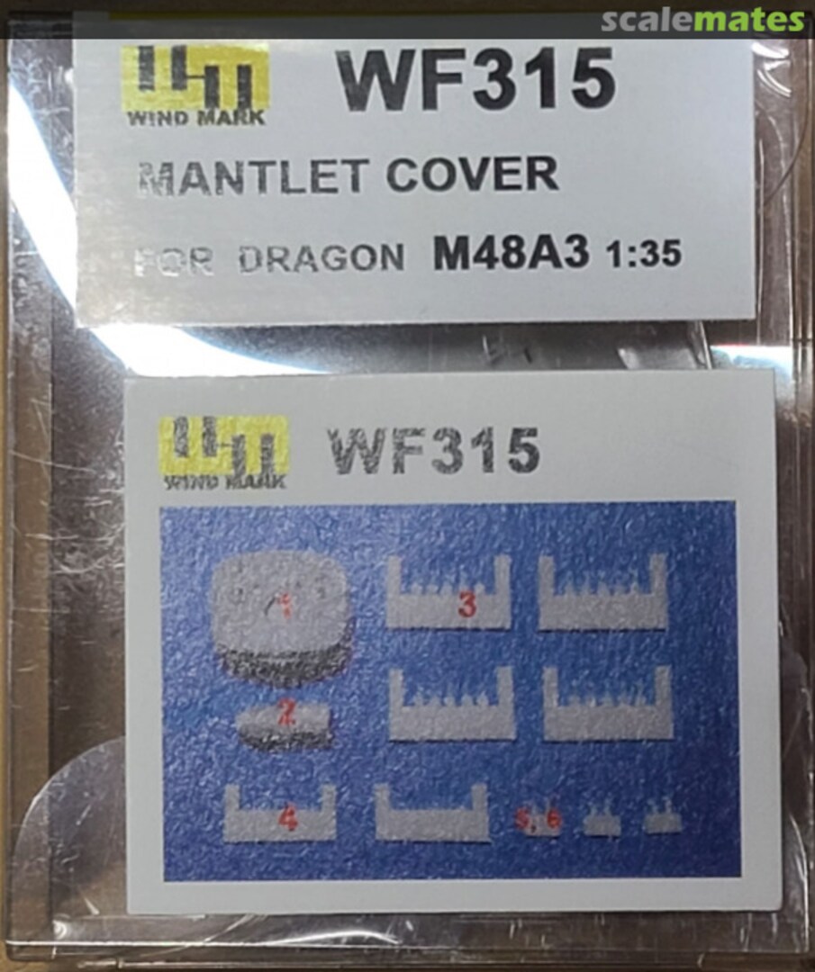 Boxart Mantlet Cover WF315 Wind Mark Models Boxart Mantlet Cover WF315 Wind Mark Models