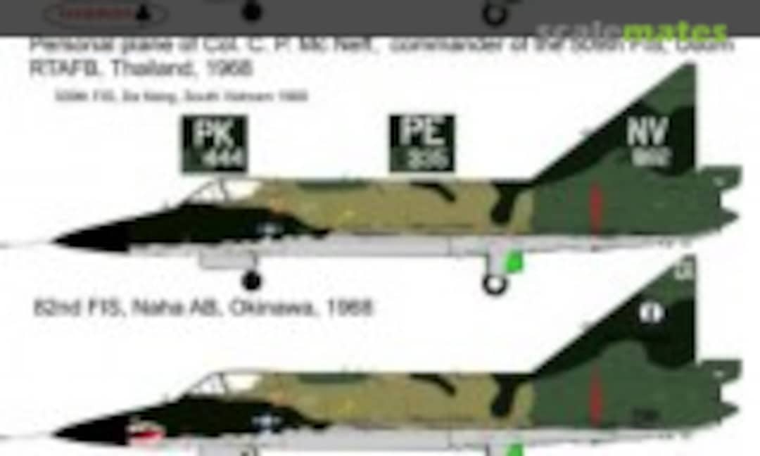 1:144 Camouflaged Daggers; Convair F-102A (Vector144 244006) 244006