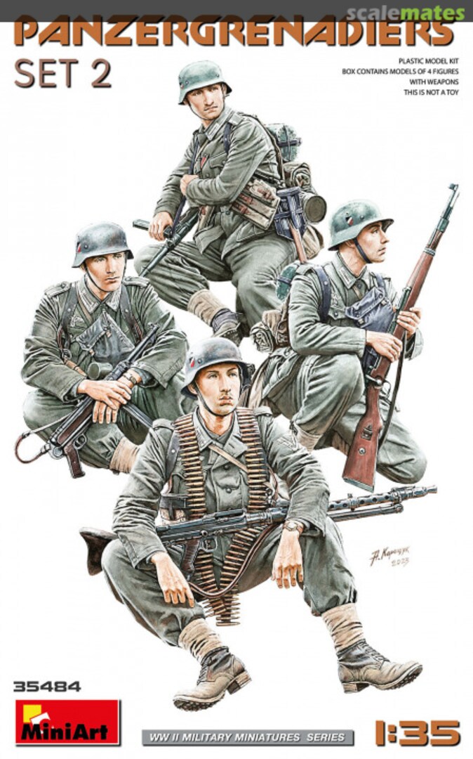 Boxart Panzergrenadiers Set 2 35484 MiniArt Boxart Panzergrenadiers Set 2 35484 MiniArt