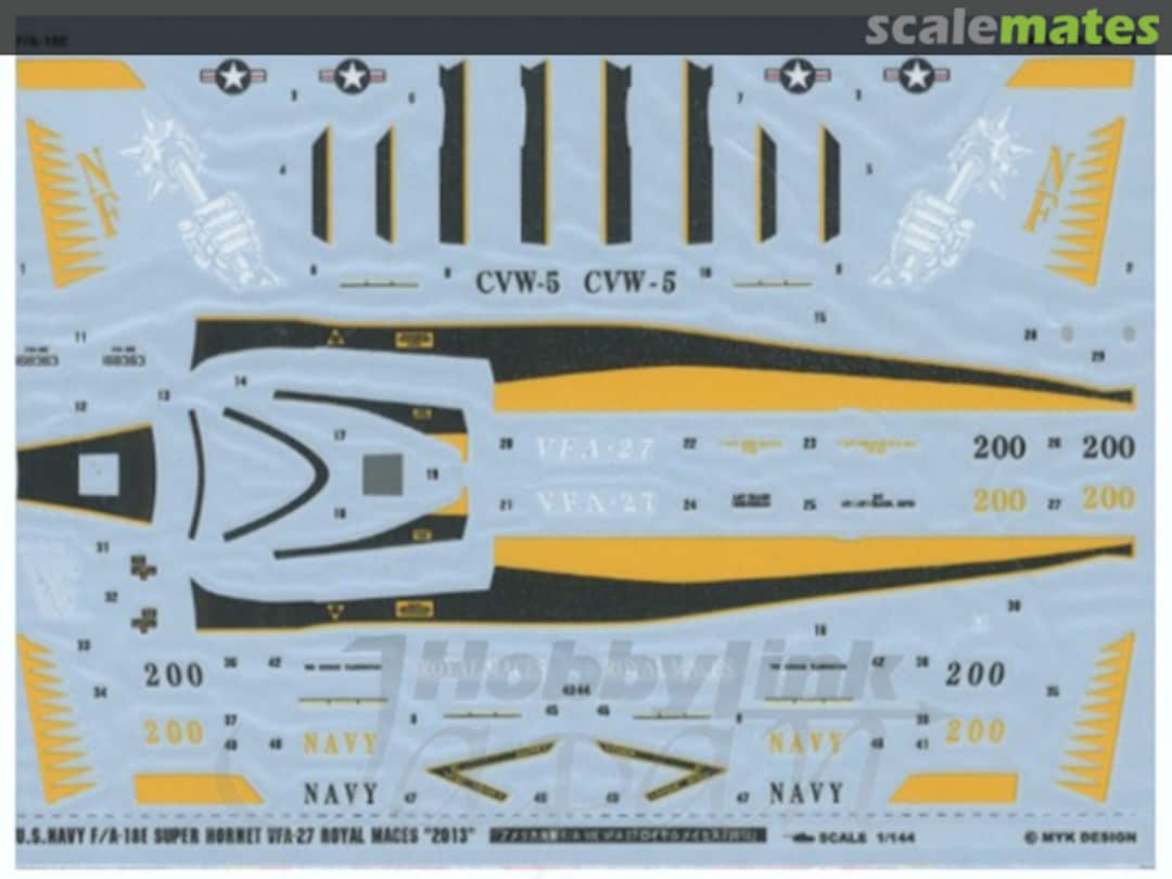 Contents US.Navy F/A-18E VFA-27 Royal Maces 2013 06776 MYK Design Contents US.Navy F/A-18E VFA-27 Royal Maces 2013 06776 MYK Design
