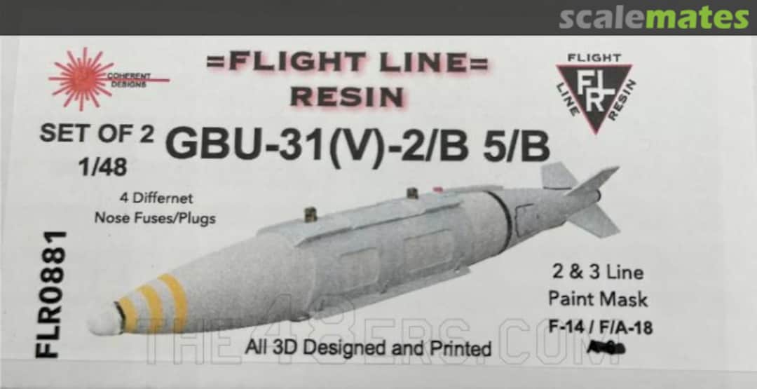 Boxart GBU-31 JDAM(V)-2/B5/B Thermal Protection USN FLR881 Flight Line Resin Boxart GBU-31 JDAM(V)-2/B5/B Thermal Protection USN FLR881 Flight Line Resin