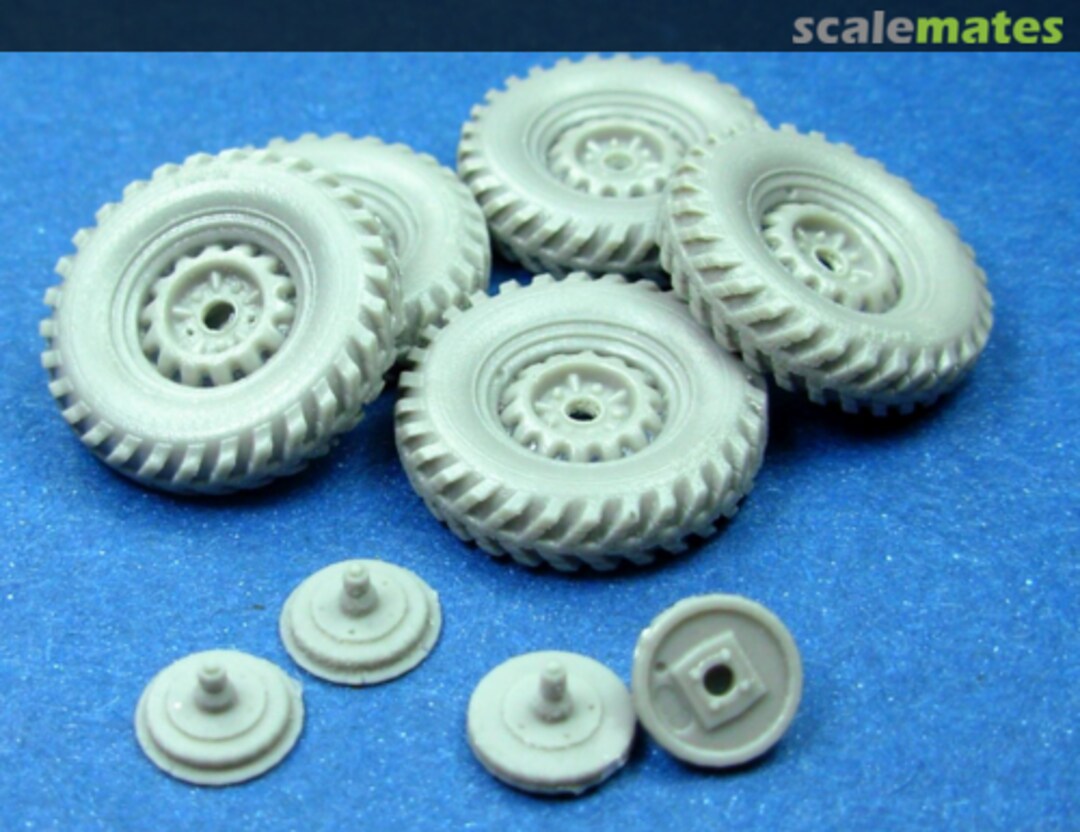 Boxart BA-64 wheels early military pattern 358001 Minor