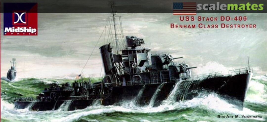 Boxart USS Stack, DD-406 MSM70004 MidShip Models Boxart USS Stack, DD-406 MSM70004 MidShip Models