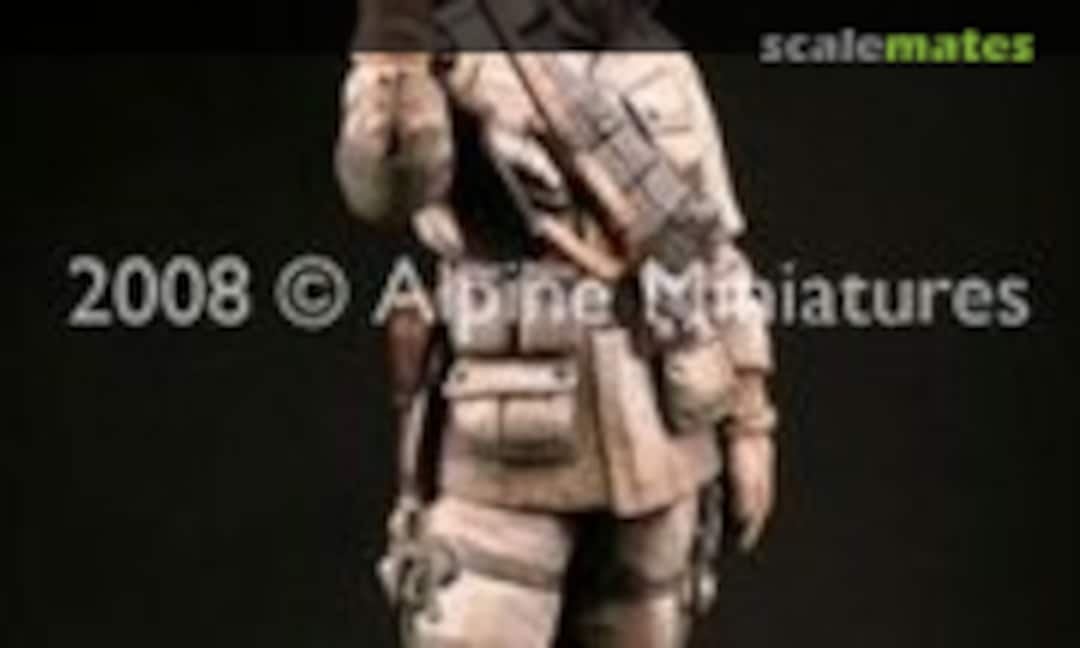 1:16 US Paratrooper 82nd Airborne WWII ~All American~ / 120mm (Alpine Miniatures 16004)