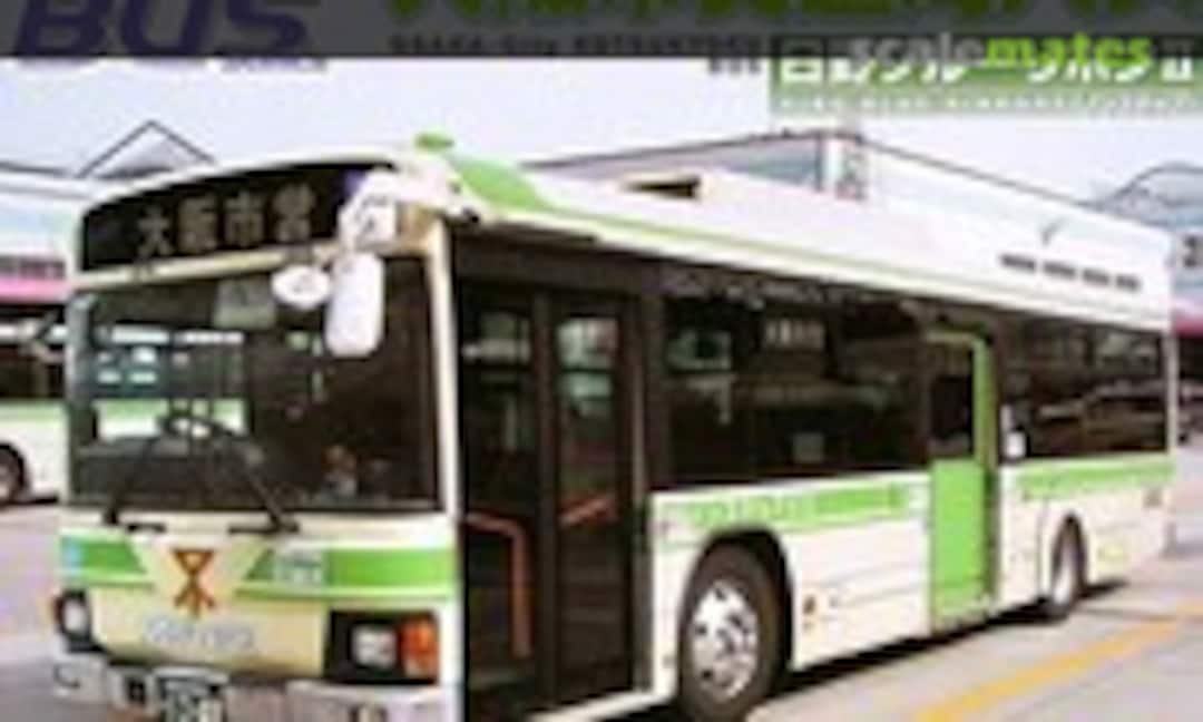 1:32 Osaka-City Kotsukyoku Bus Hino Blue Ribbon II (Aoshima 049815) 049815