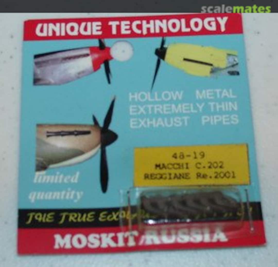Boxart Macchi C.202 Exhausts 48-19 Moskit Boxart Macchi C.202 Exhausts 48-19 Moskit