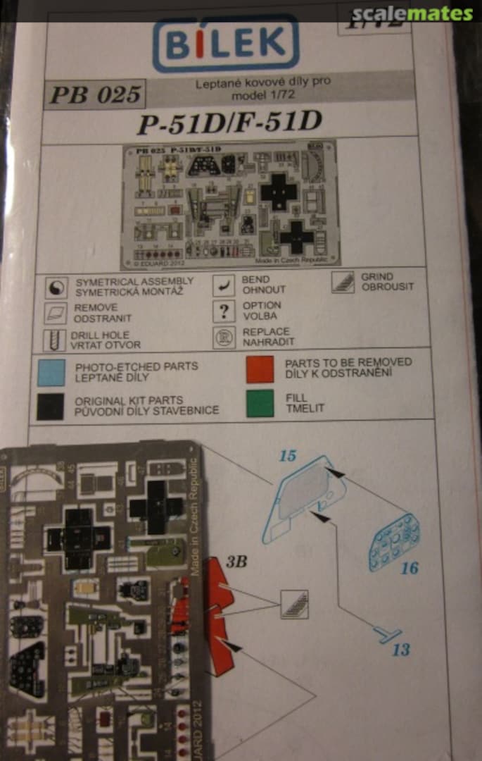 Boxart P-51D/F-51D PB 025 Bilek Boxart P-51D/F-51D PB 025 Bilek