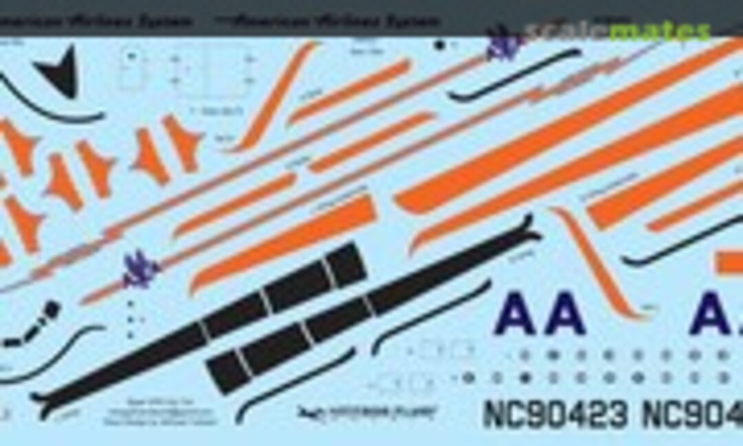 1:72 DC-4 American Airlines (46) (Vintage Flyer Decals VFD072-154) VFD072-154