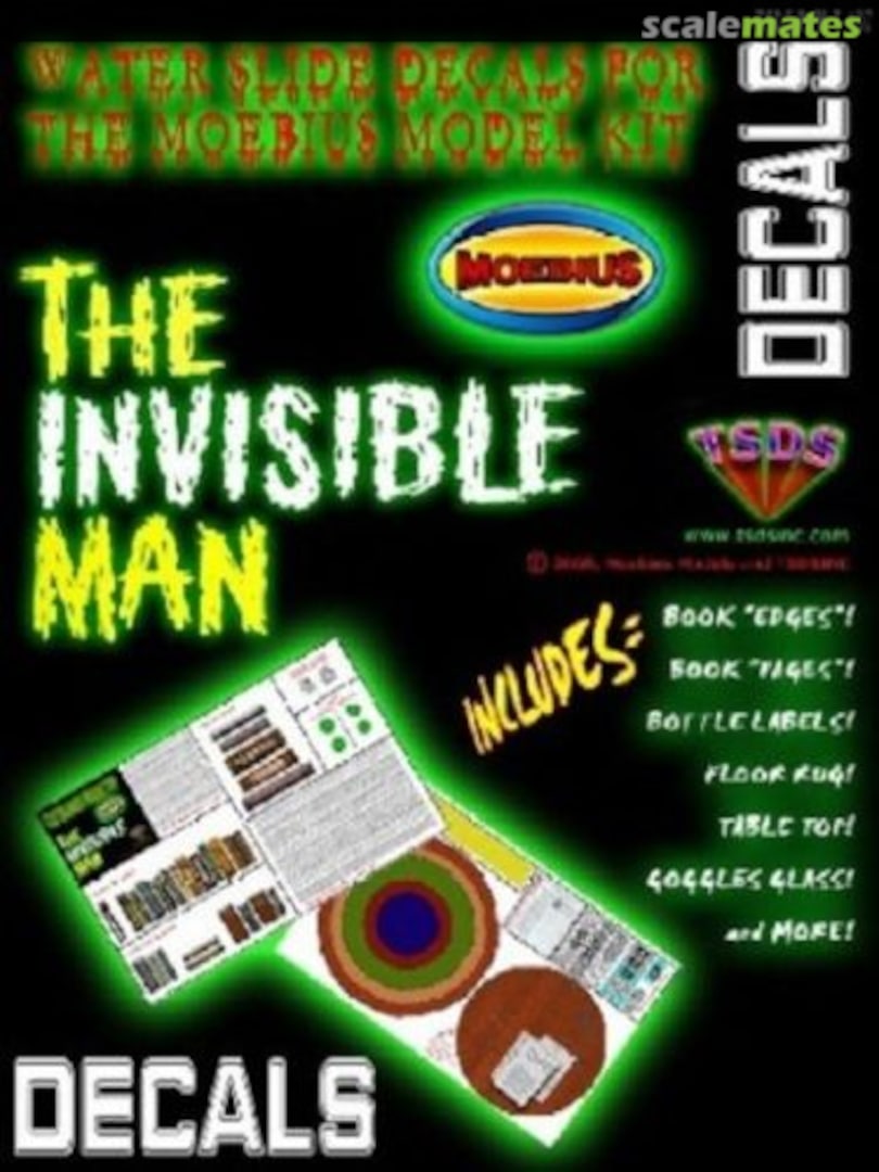 Boxart The invisible man T-107 TSDS Boxart The invisible man T-107 TSDS