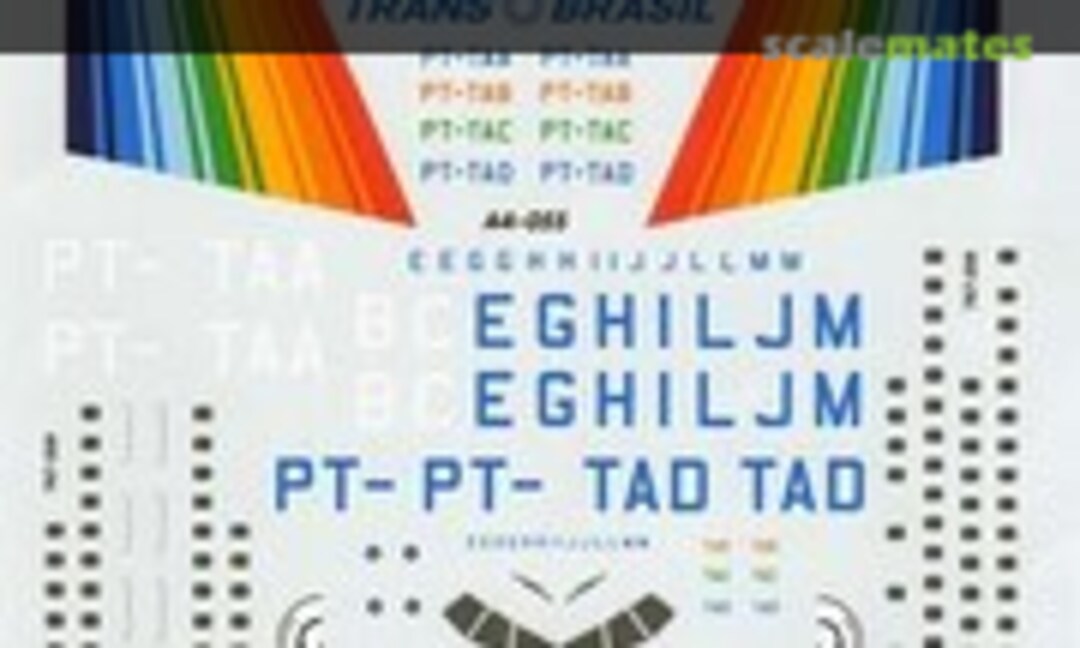 1:144 Boeing 767-200: TransBrasil (Liveries Unlimited/Airway Graphics A4-055)