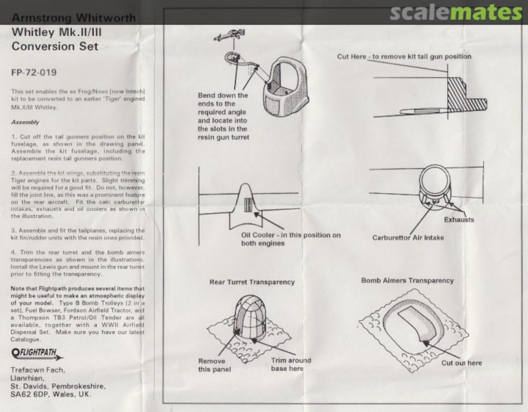 Boxart Armstrong Whitworth Whitley Mk.II/III Conversion Set FP-72-019 Flightpath Boxart Armstrong Whitworth Whitley Mk.II/III Conversion Set FP-72-019 Flightpath
