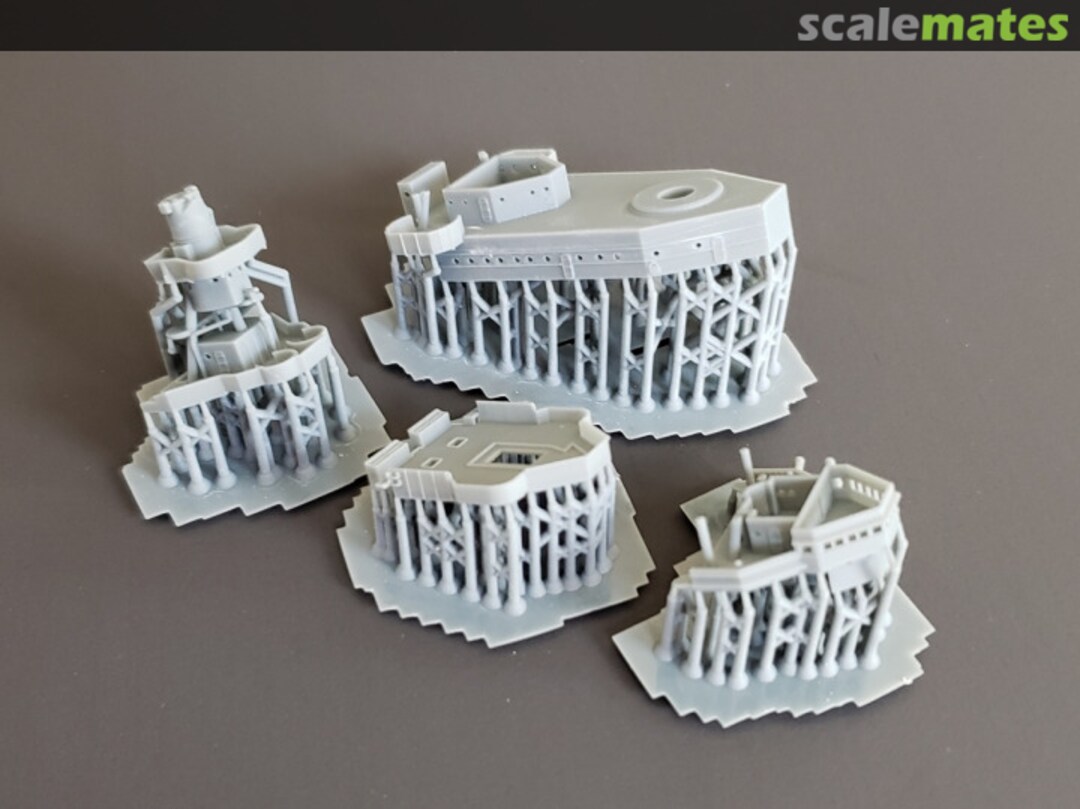 Boxart USS Portland CA-33 Forward Superstructure, 1942 700-CA33 Forward Superst. Model Monkey