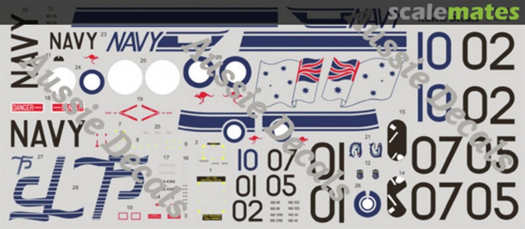 Contents Westland Sea King A72007 Aussie Decals Contents Westland Sea King A72007 Aussie Decals