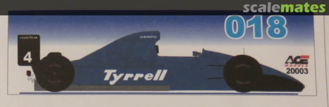 Boxart Tyrrell 018 20003 Ace Models