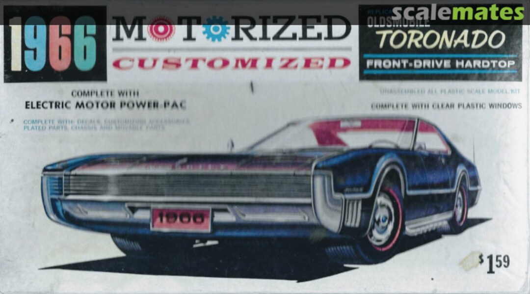 Boxart 1966 Oldsmobile Toronado Front-Drive Hardtop M664 Palmer Plastics Boxart 1966 Oldsmobile Toronado Front-Drive Hardtop M664 Palmer Plastics