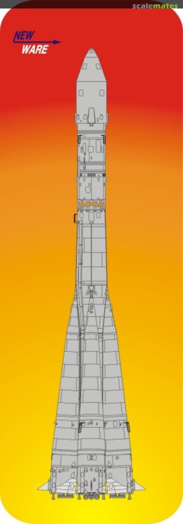 Boxart R-7 Molniya - Mars 1 - first interplanetary flyby NW146 New Ware