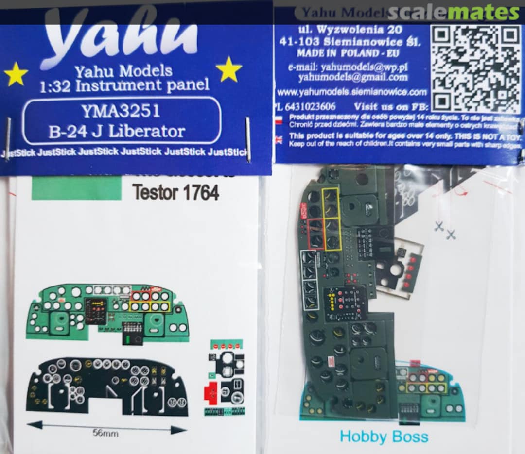 Boxart B-24 J Liberator YMA3251 Yahu Models