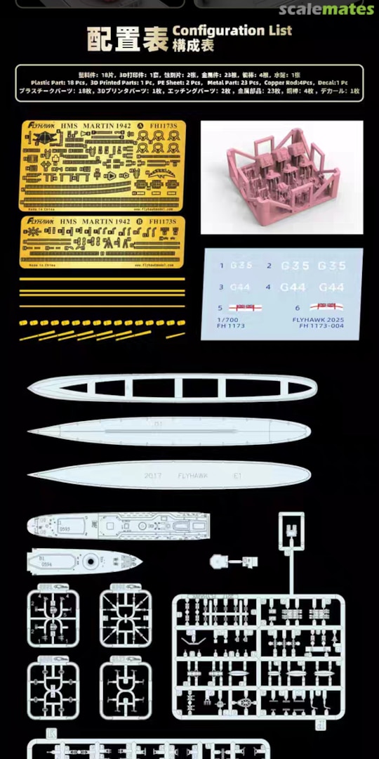 Contents HMS Martin FH1173S FlyHawk Model Contents HMS Martin FH1173S FlyHawk Model
