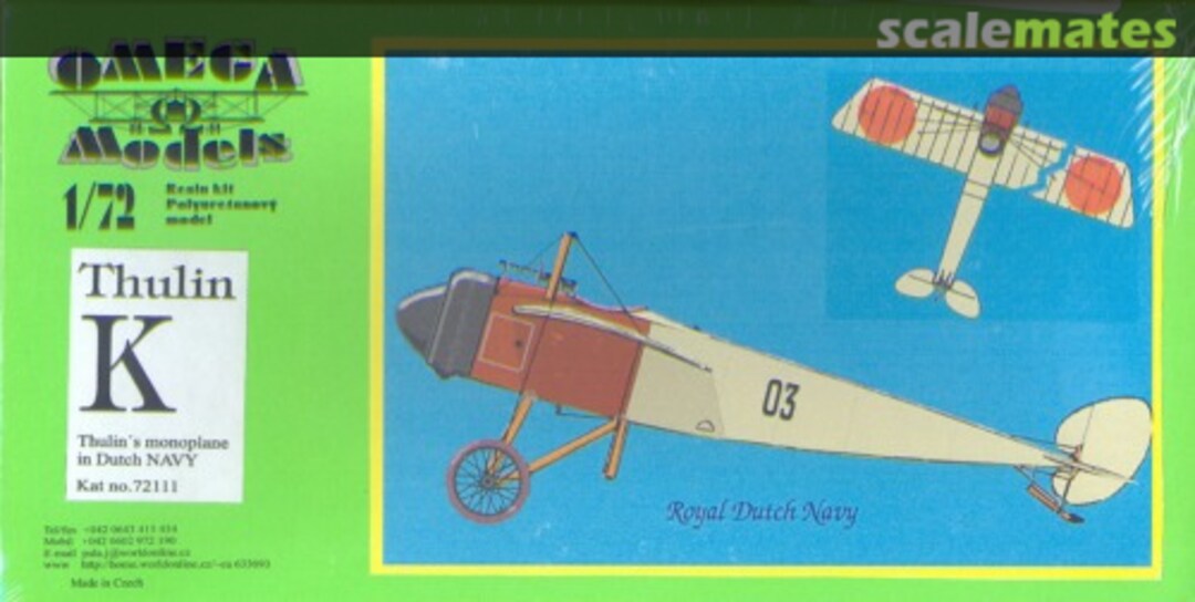 Boxart Thulin K (MLD) PR72111 Omega Models Boxart Thulin K (MLD) PR72111 Omega Models