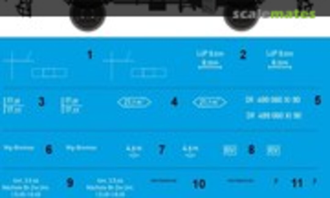 1:35 Reichsbahn Flachwagen Xf(lm)90 (Peddinghaus-Decals 35 4063) 35 4063