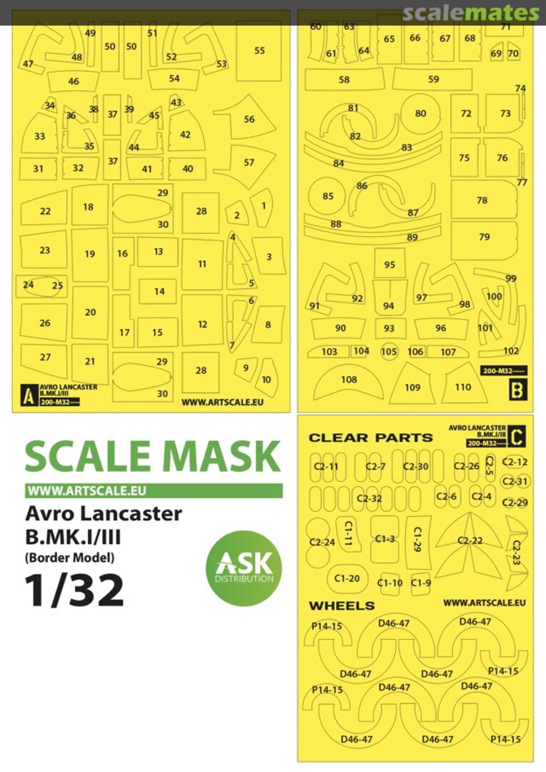 Boxart Avro Lancaster B Mk.I/III 200-M32054 ASK
