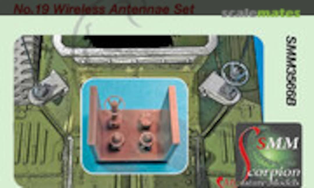 1:35 No.19 Wireless Antennae Set (Scorpion Miniature Models SMM3566B) SMM3566B