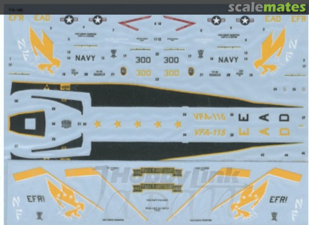 Contents US.Navy F/A-18E VFA-115 Eagles 2013 06777 MYK Design