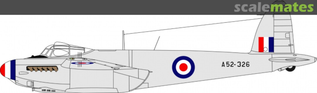 Boxart PRXVI Mosquito in RAAF Service RRD7288 Red Roo Models Boxart PRXVI Mosquito in RAAF Service RRD7288 Red Roo Models