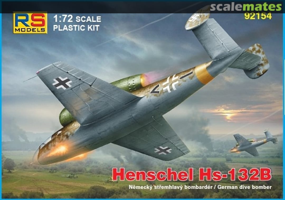 Boxart Henschel Hs-132B 92154 RS Models Boxart Henschel Hs-132B 92154 RS Models