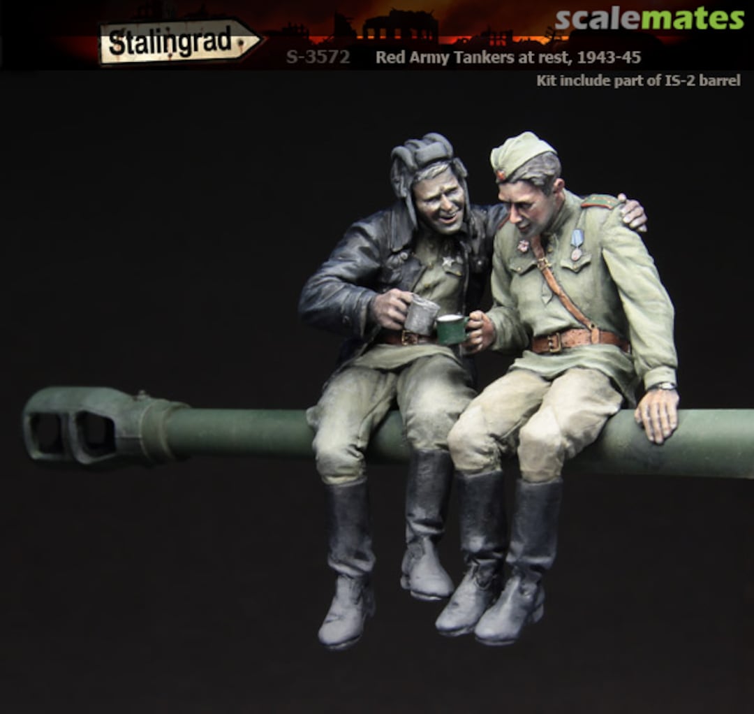 Boxart Red Army Tankers at rest, 1943-45 S-3572 Stalingrad Boxart Red Army Tankers at rest, 1943-45 S-3572 Stalingrad