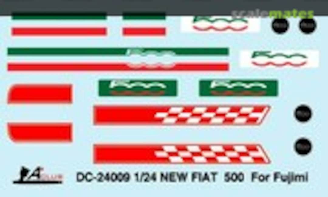1:24 NEW Fiat 500 (A+ Club DC-24009) DC-24009