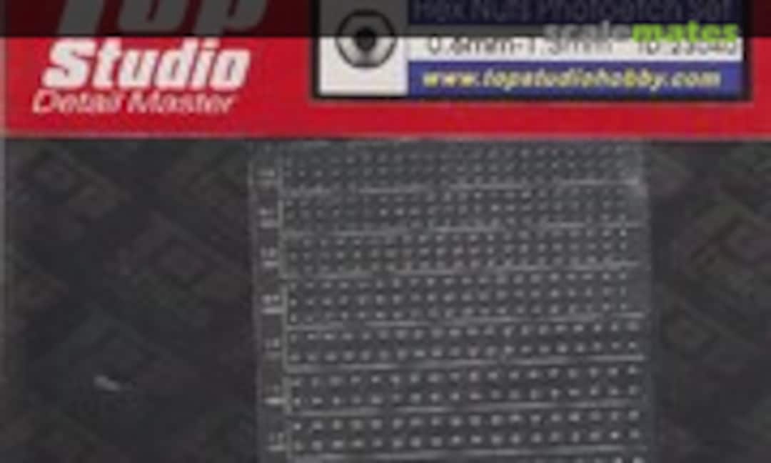 No Hex nuts 0,6mm to 1,3mm (Top Studio TD23040) TD23040