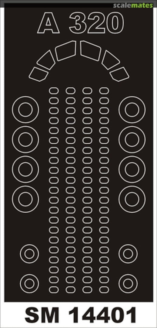 Boxart Airbus A-320 SM 14401 Montex Boxart Airbus A-320 SM 14401 Montex