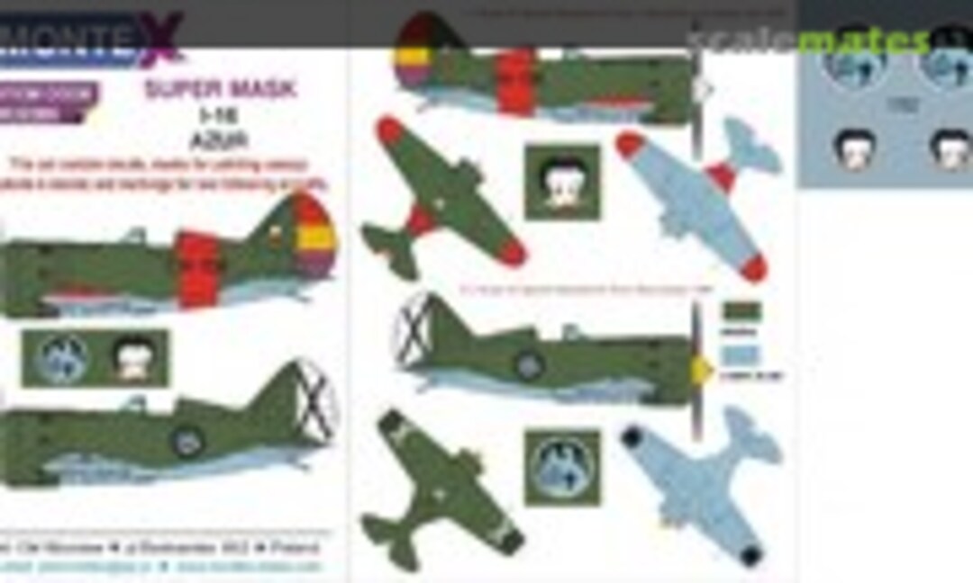 1:32 Polikarpov I-16 type 10 (Montex K32305) K32305