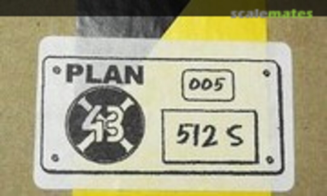 Ferrari 512S Pininfarina (Plan X43 005)