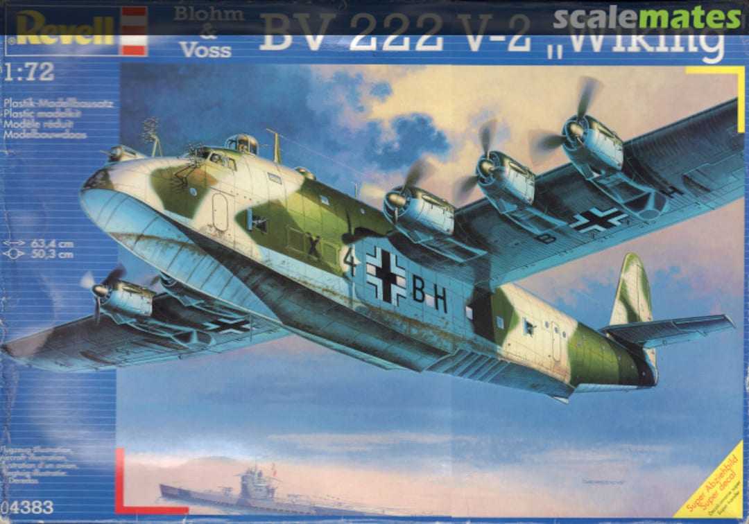 Boxart Blohm & Voss BV 222 V-2 "Wiking" 04383 Revell Boxart Blohm & Voss BV 222 V-2 "Wiking" 04383 Revell